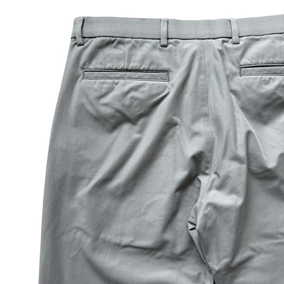 LAUREN RALPH LAUREN Men's Gray Chino Pants Size 33x30 Elastic Waist Stretch - Picture 5 of 6